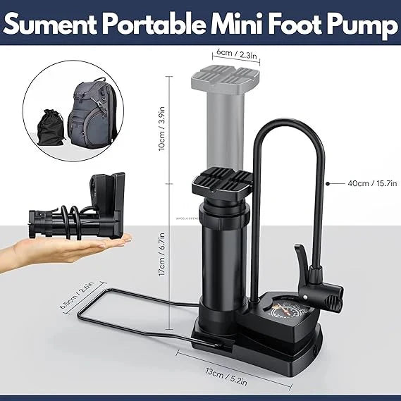Foot Air Pump with Gauge Regular price